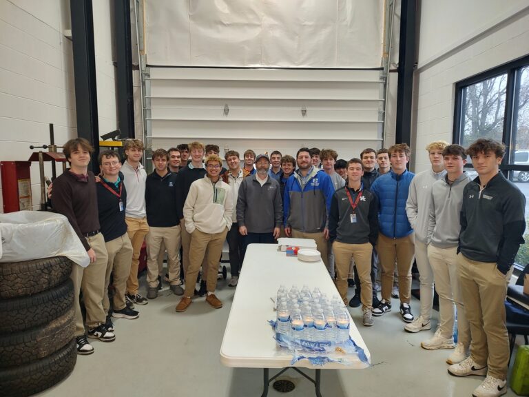 Donation from Covington Catholic High School Students